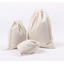 custom printed muslin cotton pouch drawstring bag canvas pouch organic cotton drawstring bags